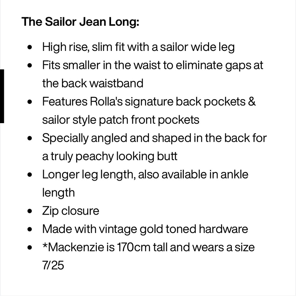 Rolla's Sailor Jean - Long - Picture 13 of 13